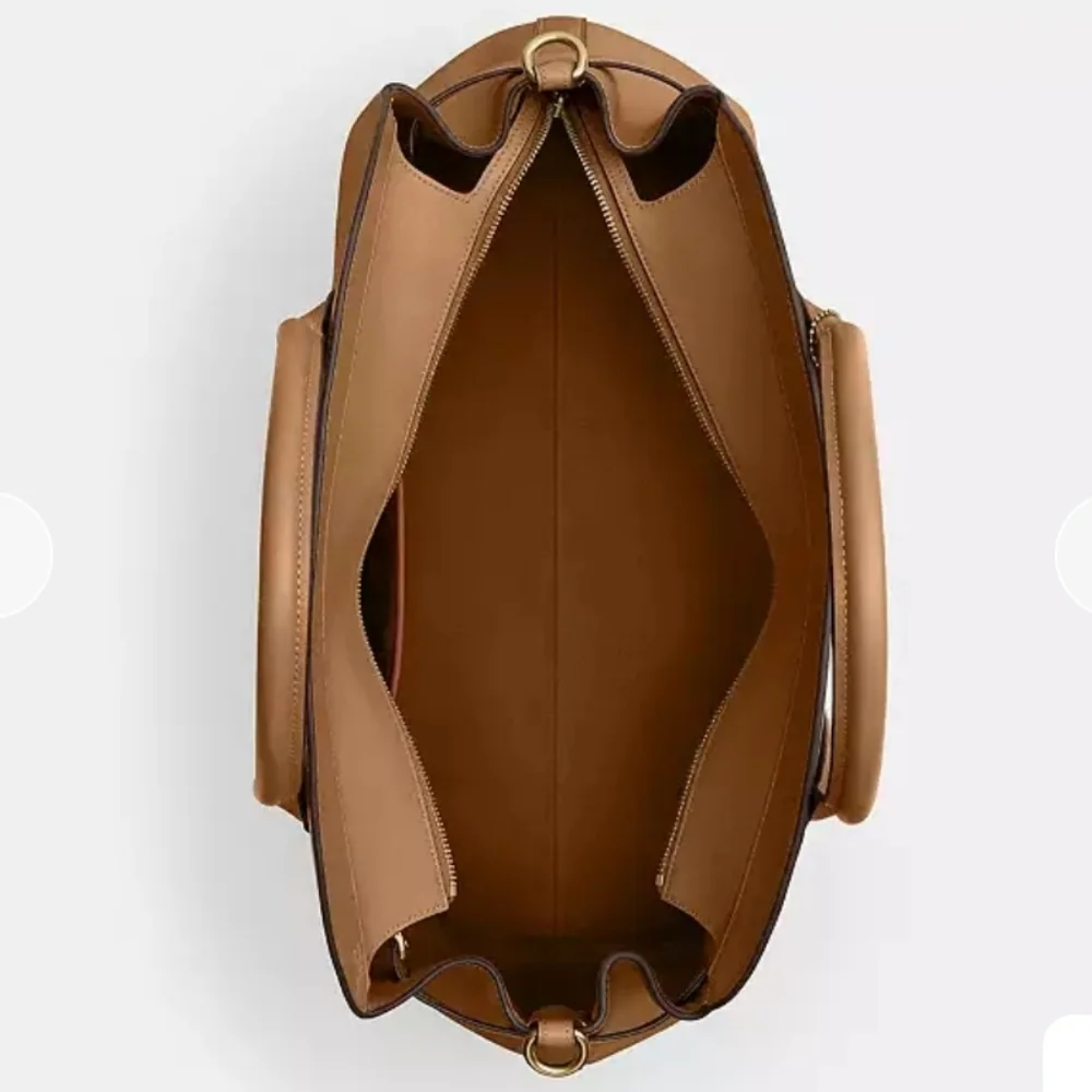 Coach Soft Empire Carryall Bag 48 NWT In Honey Brown - Picture 5 of 14